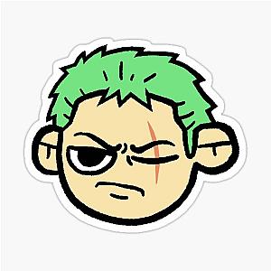 Zoro Pirata Jolly Roger Peeker Sticker