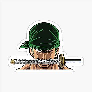 Roronoa Zoro One Piece Peeker Sticker