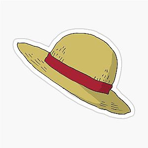 Straw Hat from One Piece Sticker