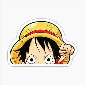 Cute chibi anime peeker Sticker