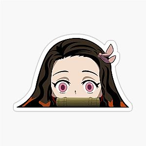 Cute Anime Girl Peeker Sticker