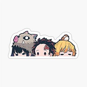 Funny chibi Anime peeker Sticker