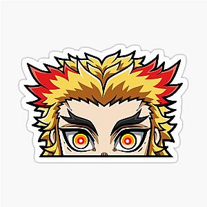 Flame Pillar peeker Sticker