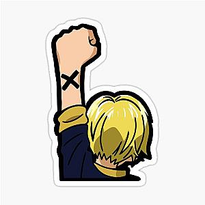 Sanji X Mark Tattoo One Piece  Sticker