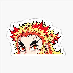 FLAME HASHIRA DEMON SLAYER PEEKER  Sticker