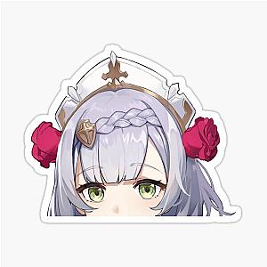 Genshin impact / Noelle / Peeker / Peeking / Genshin impact Sticker Sticker