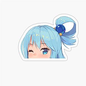 Aqua Peeker Sticker