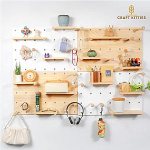 Wall-mounted Pegboard Storage Organizer ET1007