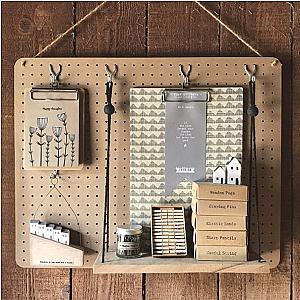 Hanging Pegboard with Shelf 43 x 55 x 0.5cm ET1007