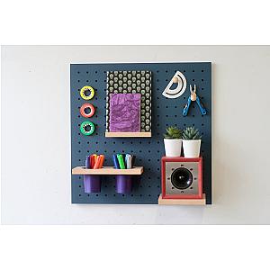 Pegboard based on Wall Shelf for your Home Blue Color ET1007