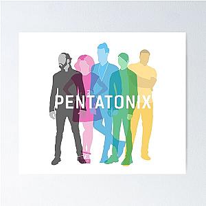 Pentatonix Album Silhouette with Name Poster