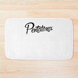 just black pentatonix letters Bath Mat