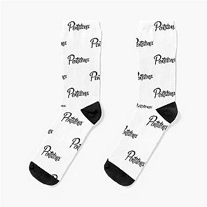 just black pentatonix letters Socks