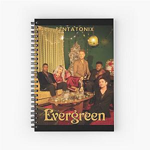 Pentatonix 2021 Tour Evergreen Christmas  Spiral Notebook