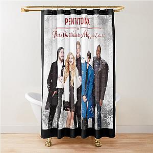 Pentatonix Christmas Shower Curtain