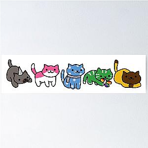 Pentatonix Cats Poster