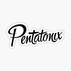 Just Black Pentatonix Stickers