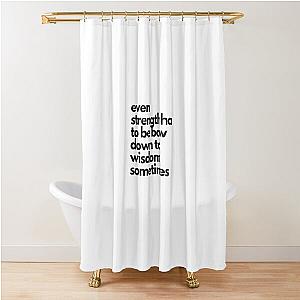 Percy Jackson Phrase Shower Curtain