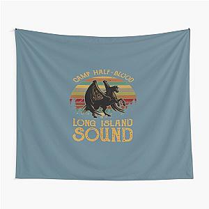 Vintage Percy Jackson Camp Half Blood Long Island Sound Sunset Tapestry