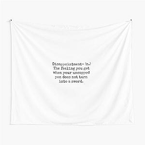 Percy Jackson Disappointment  Pullover Tapestry