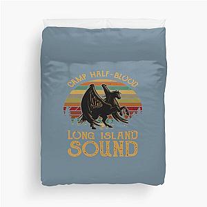 Vintage Percy Jackson Camp Half Blood Long Island Sound Sunset Duvet Cover