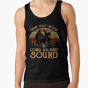 Vintage Percy Jackson Camp Half Blood Long Island Sound Sunset Tank Top