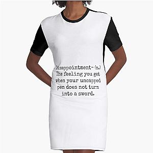 Percy Jackson Disappointment  Pullover Graphic T-Shirt Dress