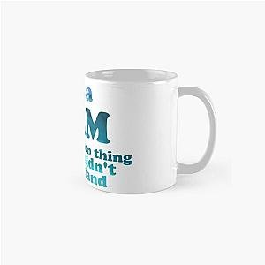 "It's a Dam Percy Jackson Thing" Blue Sea Writing Classic Mug