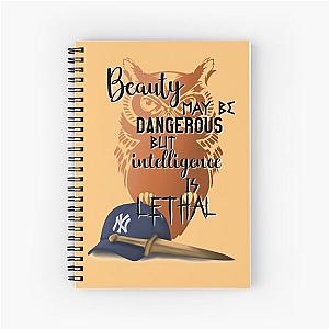 Intelligence is lethal - percy jackson quotes Spiral Notebook