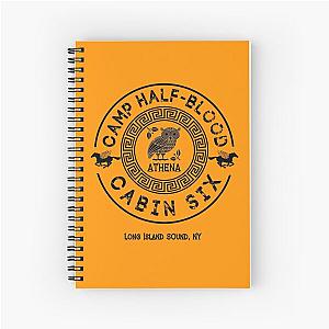 Cabin Six - Athena - Percy Jackson - Camp Half-Blood -  Spiral Notebook