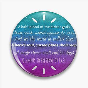 Percy Jackson Prophecy Pin