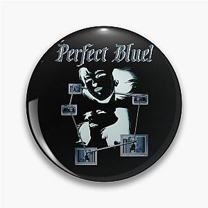 Funny Gifts Perfect Blue Signal Waves Vintage Photograp Pin