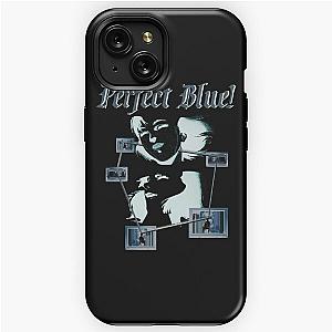 Funny Gifts Perfect Blue Signal Waves Vintage Photograp iPhone Tough Case