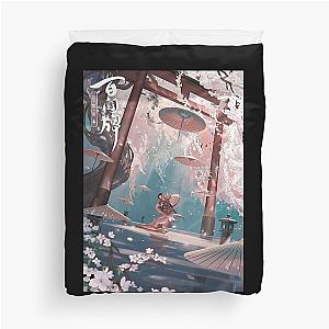 Music Retro Rock Perfect Blue Gifts Music Fans Duvet Cover