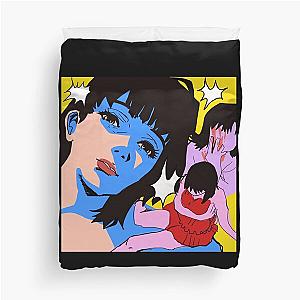 Perfect Blue Sticker  Duvet Cover