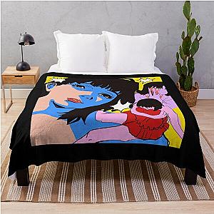 Perfect Blue Sticker  Throw Blanket