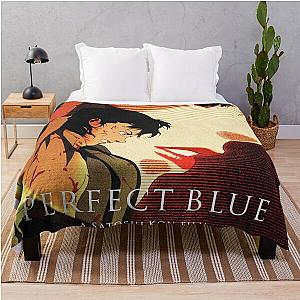 Tied Girl Perfect Blue Throw Blanket