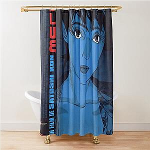 Perfect Blue Spanish Shower Curtain