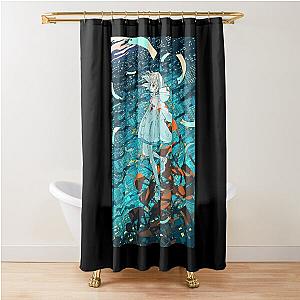 Gifts For Music Fans Great Model Perfect Blue Vintage Retro Shower Curtain