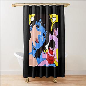 Perfect Blue Sticker  Shower Curtain