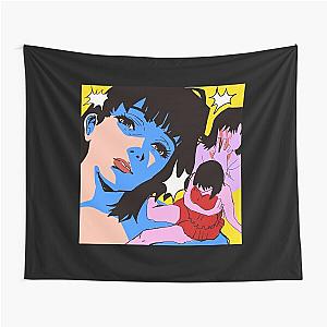 Perfect Blue Sticker  Tapestry