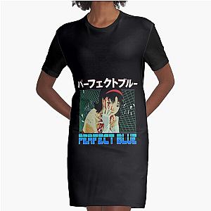 Retro Vintage Mima Kirigoe Perfect Blue Music Vintage Retro Graphic T-Shirt Dress