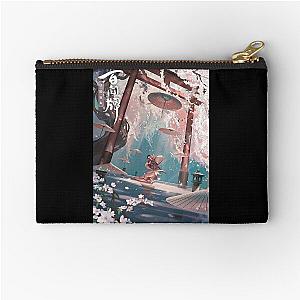 Music Retro Rock Perfect Blue Gifts Music Fans Zipper Pouch