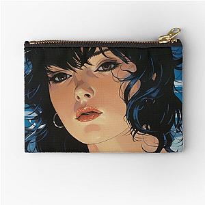 Perfect Blue Spanish 5 Zipper Pouch