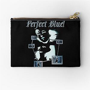 Funny Gifts Perfect Blue Signal Waves Vintage Photograp Zipper Pouch