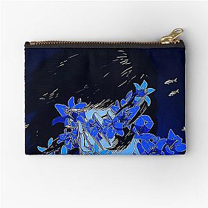 Sad Girl Perfect Blue Zipper Pouch