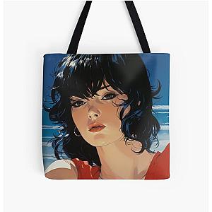 Perfect Blue Spanish 5 All Over Print Tote Bag