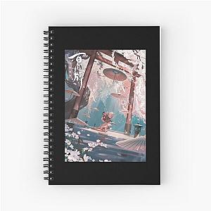 Music Retro Rock Perfect Blue Gifts Music Fans Spiral Notebook