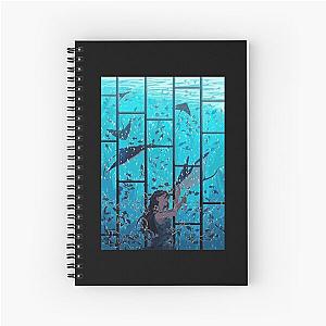 Gift For Everyone Perfect Blue Poster Vintage Photograp Spiral Notebook