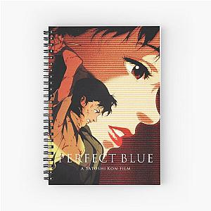 Tied Girl Perfect Blue Spiral Notebook